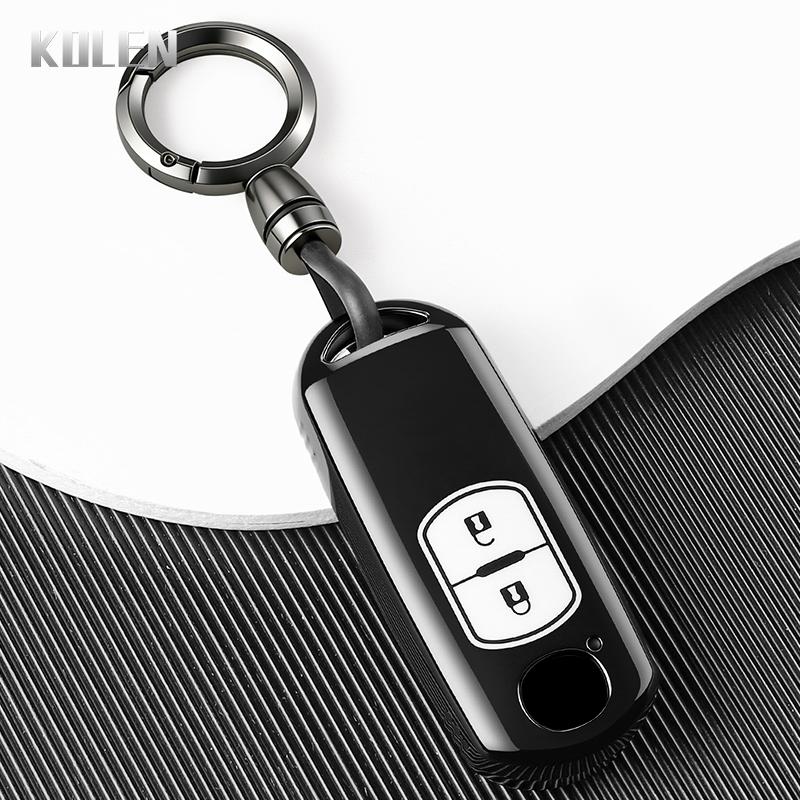 New Tpu Car Key Case Cover Fob For Mazda 2 3 5 6 Bl Bm Gj Atenza Axela Demio Cx-3 Cx3 Cx-5 Cx5 Cx7 Cx-9 Cx8 Protected Shell Bag