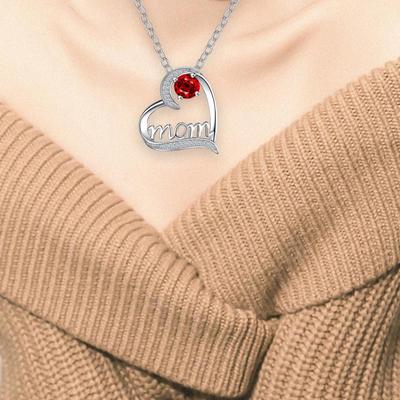 Mom Necklace for Women Jewelry Gifts Charm from Son Romantic Fashion Elegant Birthday