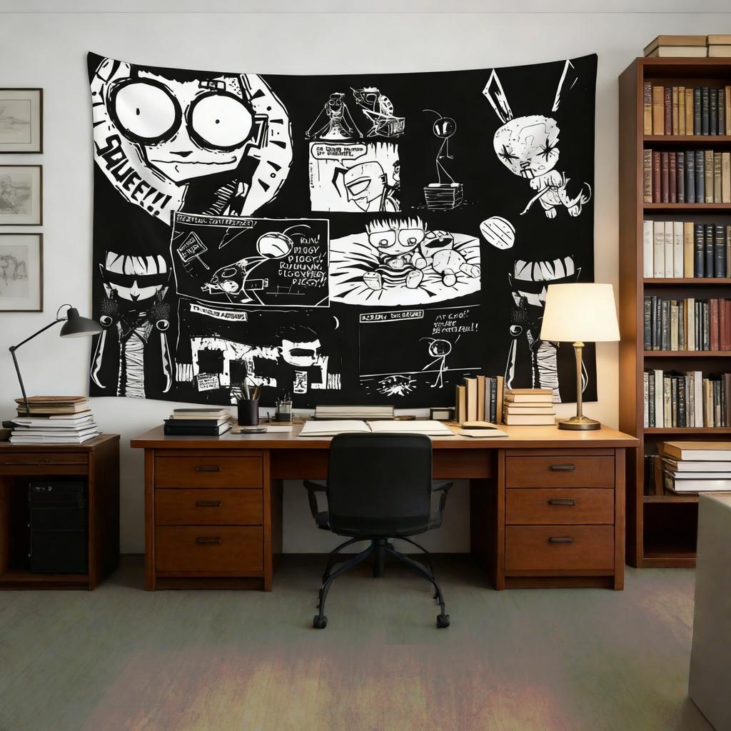 Anime Fan Theme Print Tapestryn for Dorm Bedroom Living Room Wall Decor Party Daily Use High Quality MultiSize Design