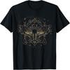 Moth Pagan Sacred Geometry Dark Magic Gothic Occult T-Shirt