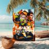 1pc Landos Norris Racing4 Beach Towel, Comfortable and Thick, and Swimming/Bath/Picnic/Camping Towel, Suitable for Seaside Beaches