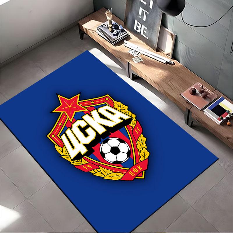 CSKA Football Club Logo Carpet suitable as a non-slip mat for the living room or bedroom sofa