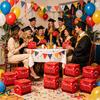 Bouncy Red Envelope Graduation Gift Box with Surprise Pop Up, Bouncy Envelope Gift Box for Graduation, Surprise Exploding Money Box for Graduation