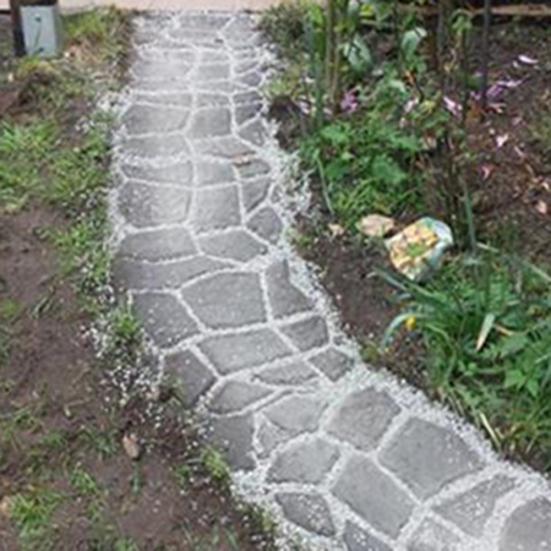 Pave Hage Gjenbrukbar DIY Steinvei Betong Sement Murstein Belegning Fortausform