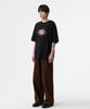 Nasttingijeubeleoldaenmi Sun Lettering Tee_Black