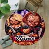 Customizable C-Chucky1 Round Non-Slip Carpet - Ideal for Garden, Picnic, Office, Perfect for Decoration, Suitable For All Seasons