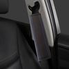 Embossed Fiber Leather Car Seat Belt Shoulder Strap Cover 1Pc Decompression Comfort Easy To Clean for Daily Use 1PCS