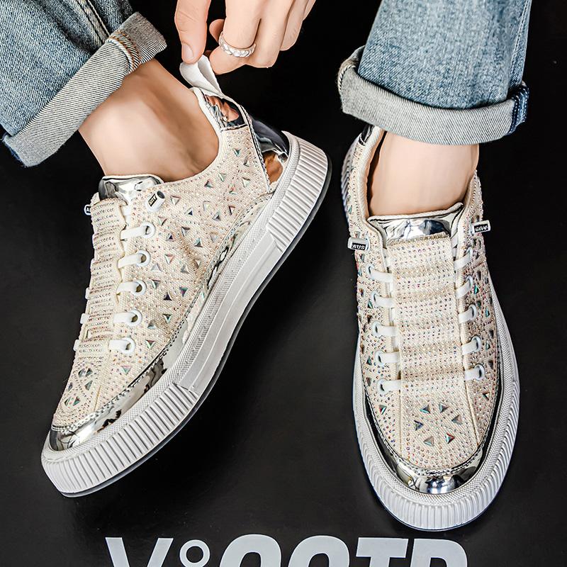 2026 New Trendy Thick Soled Breathable Fashion Versatile Low Cut Comfortable Board Shoes Casual Sports Men's Shoes
