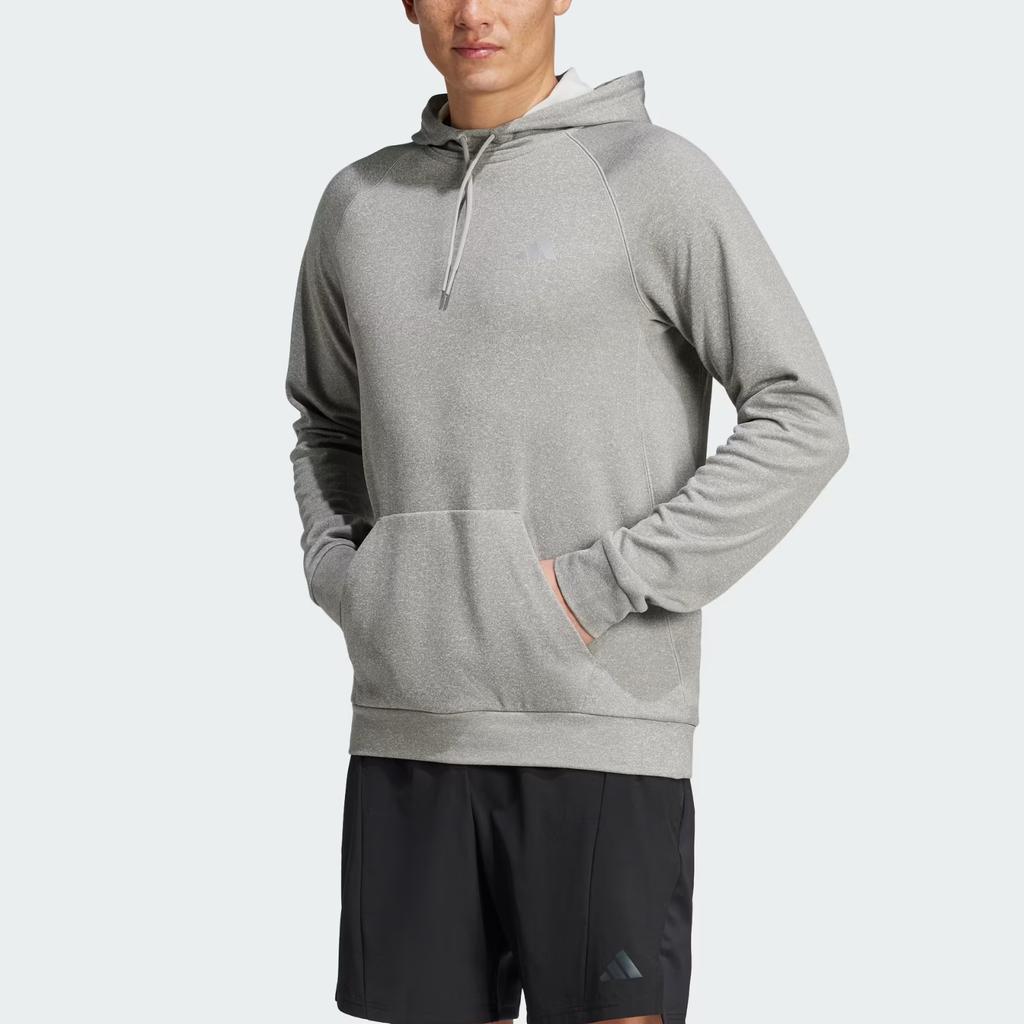 Adidas Logo Training Hoodie Men Hoodies Gray IW8390