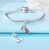 Copper Electronic Organ Red Guitar Pendants Bracelets Charm Bead Charms Compatible With Women Jewellery Party Bead Charms Do It Yourself Fine Gift Acc