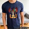 DD Tiamat Fire Breath Battle Scene Art Print TShirt Unisexs Epic Fantasy Gaming Short Sleeve DUNGEONS DRAGONS Series tee Tops