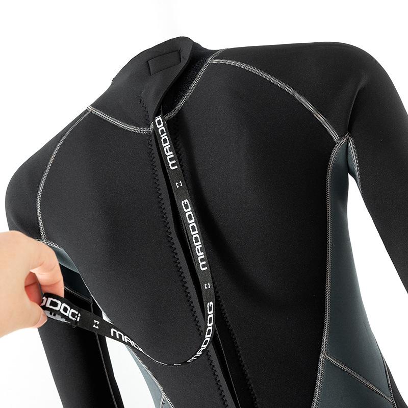 3 mm Unisex Våtdräkt: Herrdykning, Damsurfing, Snorkling & Manetsskydd
