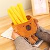 Cartoon Cute Capybara Fries Bag Funny Expression Plush Toy Doll Grab Machine Doll