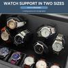PU Watch Winder for automatic watches automatic winder 6+6 watches Watch Winders Box for Storage position watch Box
