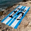 Asciugamano da Calcio L-Lionel-L Grande Asciugatura Rapida Microfibra Morbido M-Messi-I Asciugamano da Spiaggia per Viaggio Fitness Sauna Bagno Campeggio
