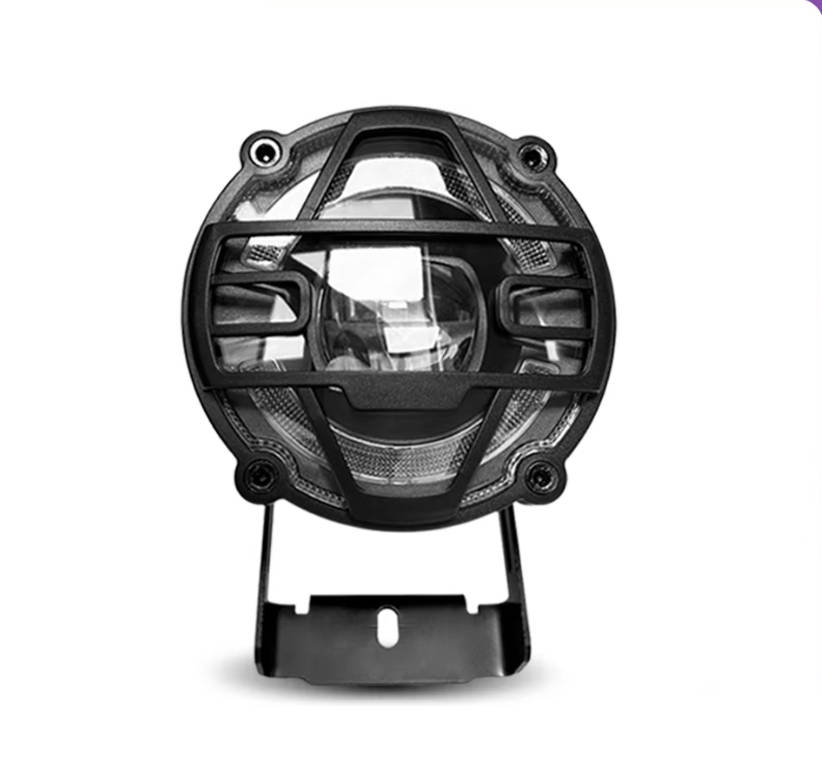 Wuxing DMD-X5 Electric Bike Headlight 36V 48V Front Light 5 Pin Aluminum Alloy with Horn DC Current for E-bike & Motorcycle