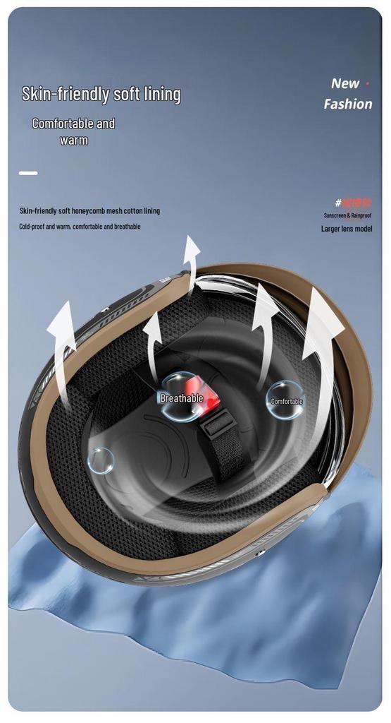 Unisex 3C Certified Electric Scooter Helmet - Breathable, Sun-Protected, and Suitable for All Seasons