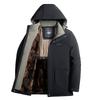 Cozy Up Men's Parka Winter Coats Warm Puffer Jacket with Removable Fur Hood