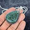 Green Aventurine Gemstone 925 Sterling Silver Jewelry Pendant 2.25" M-2858