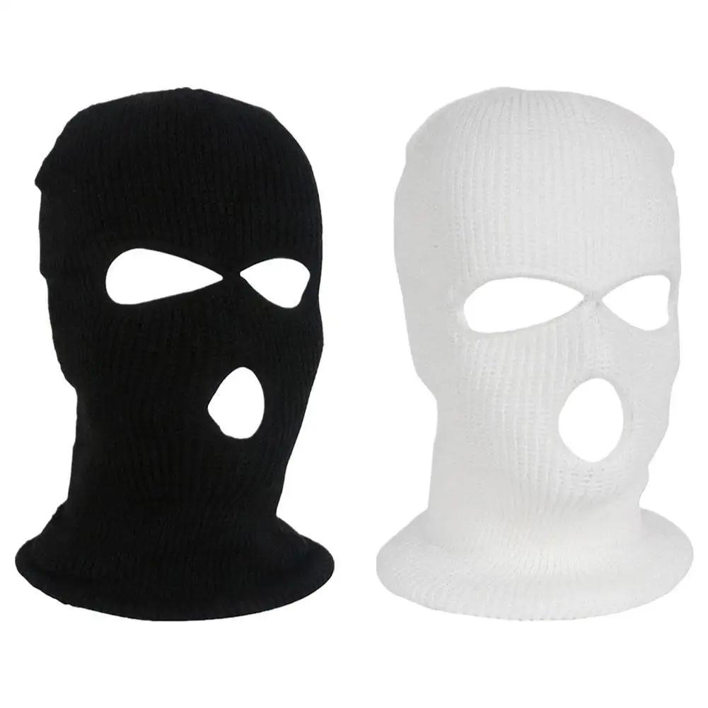 3-hole Car Seat Headrest Full Face Cover Ski Mask Hat Anti Ash Protection For Car Interior Seats Funny Cover Decoration