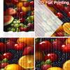 2D flat Photography Backdrop Background Banner Colorful Fresh Fruits (2) 100% Polyester Festive Wall Decor Perfect for
