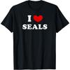 I Love Seals, I Heart Seals T-Shirt