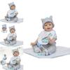 Lebensechte 22-Zoll Realistische Reborn Baby Jungenpuppe Aus Weichem Vinyl-Silikon Für Kleinkinder