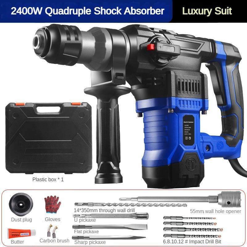 Multi Functional Electric Hammer Drill Industrial High Power Impact Drill Household Shock Absorbing Electric Pick
