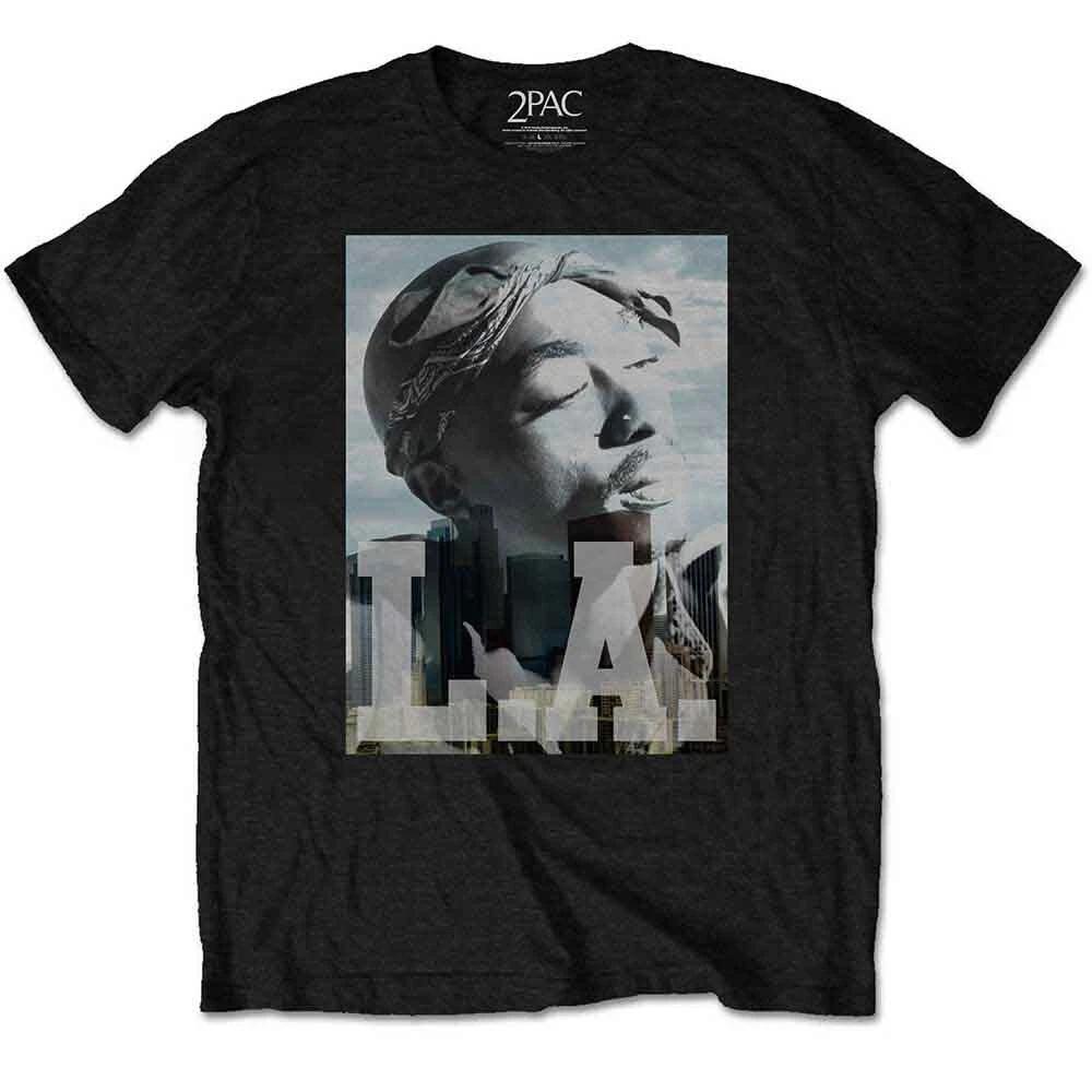 Tupac Kids T-Shirt: LA Skyline (13-14 Years) XL