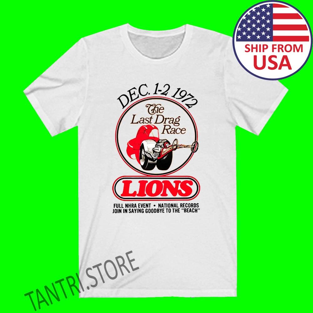 Drag Racing Drag Strip Hot Rod Muscle Car 1970’s Men s White Size S-3XL XL