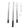 Weed Puller Tool with Long Handle Stainless Steel Detachable Stand Up Weed Remover Weeding Tool for Lawn Yard Garden