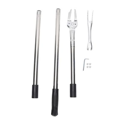 Weed Puller Tool with Long Handle Stainless Steel Detachable Stand Up Weed Remover Weeding Tool for Lawn Yard Garden