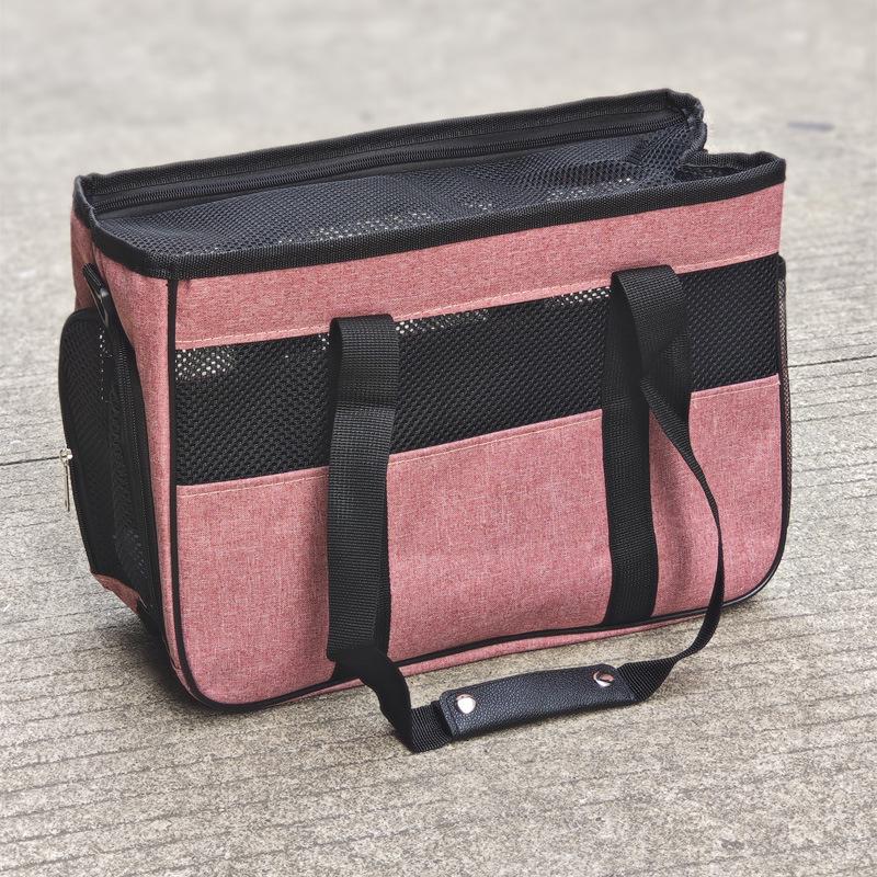 Breathable Mesh Pet Carrier Bag for Dogs, Cats, and Rabbits