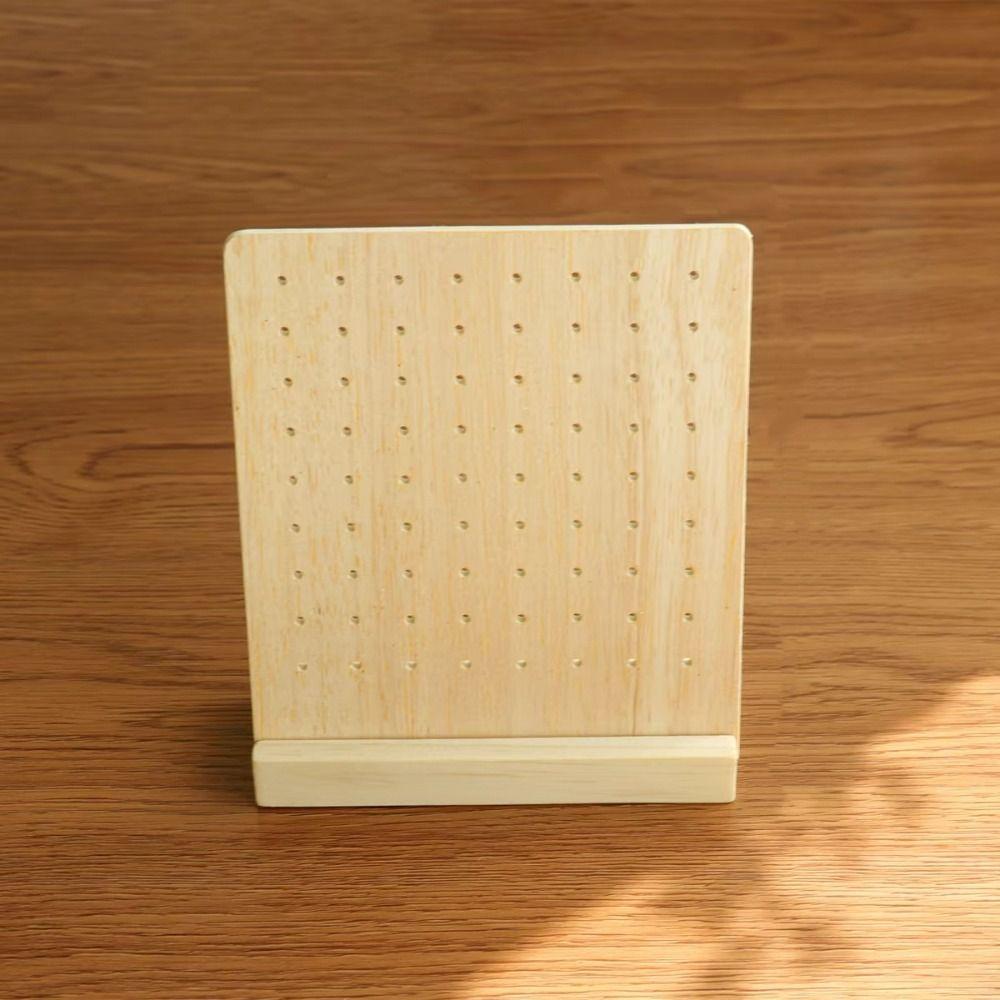 Earring Organizer Wood Earring Stands 72 Holes Earrings Display Stand  Jewelry Storage Rack