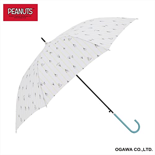 Ogawa Snoopy Women's Umbrella, Peanuts Ice Cream Design, 60cm, 7 Ribs, Jump Style, 90579