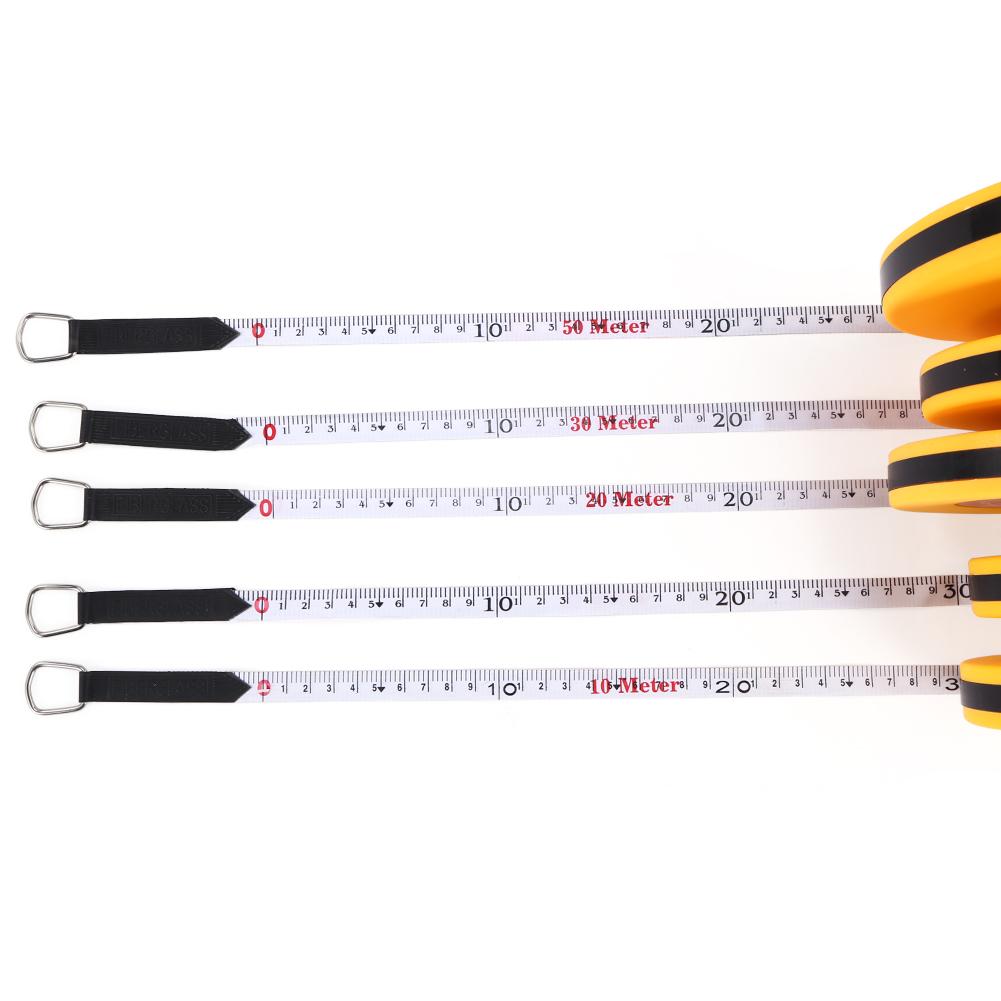 Fiberglass Tape Measure Tool Soft Double Face Printing Soft Leather Tape for Carpenter Distance Measurement Tools 10/15/20/30M