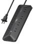 Anker USB Power Strip (12-in-1, 35W) Black (8-outlet Power Strip with 1.5m Extension Cord, AC outlets/USB-C/USB-A) [PSE certified/USB Power Delivery C