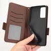 TCL 40R Lychee Pattern Leather Flip Wallet Case with Stand & Card Holder