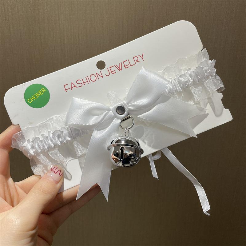 Love accessories sm tuning sexy bell collar neck sleeve love accessories bow neck chain tone