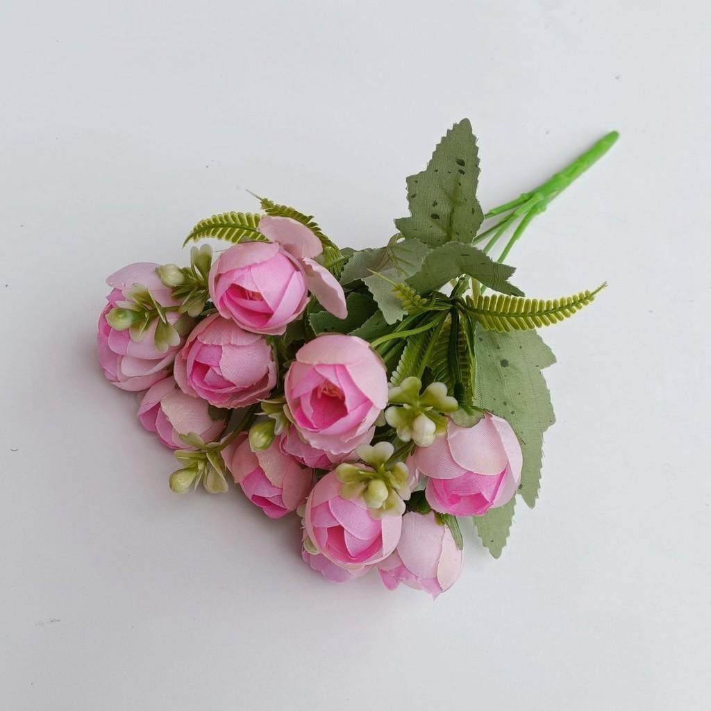 

5 вилок искусственный цветок букет роз алмазная роза небольшой свежий домашний декор украшение отеля маленький цветок с ручкой искусственный цветок розовый