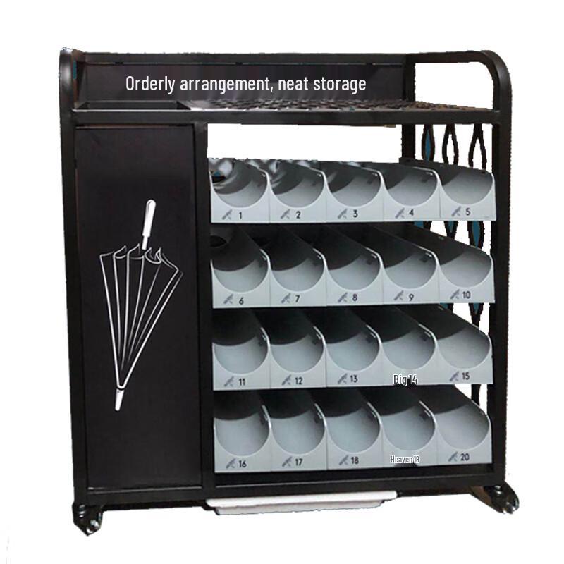 Dagongxiang Commercial Stainless Steel Umbrella Storage Rack черный