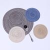 Woven Cotton Placemat Japanese-Style Heat-Resistant Table Mats for Dining Non-Slip Versatile Dining