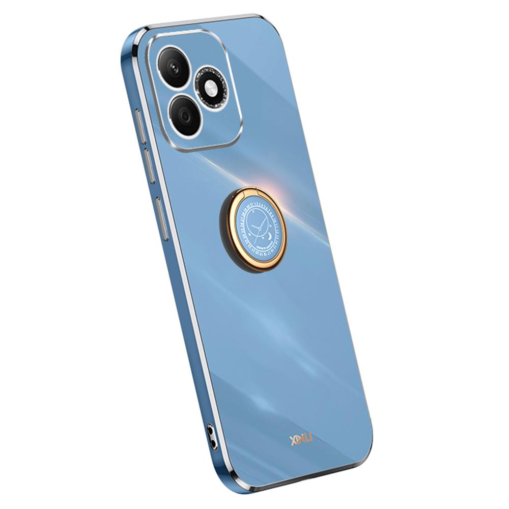 XINLI For Honor X60i 5G Case Ring Kickstand Electroplating TPU Phone Cover