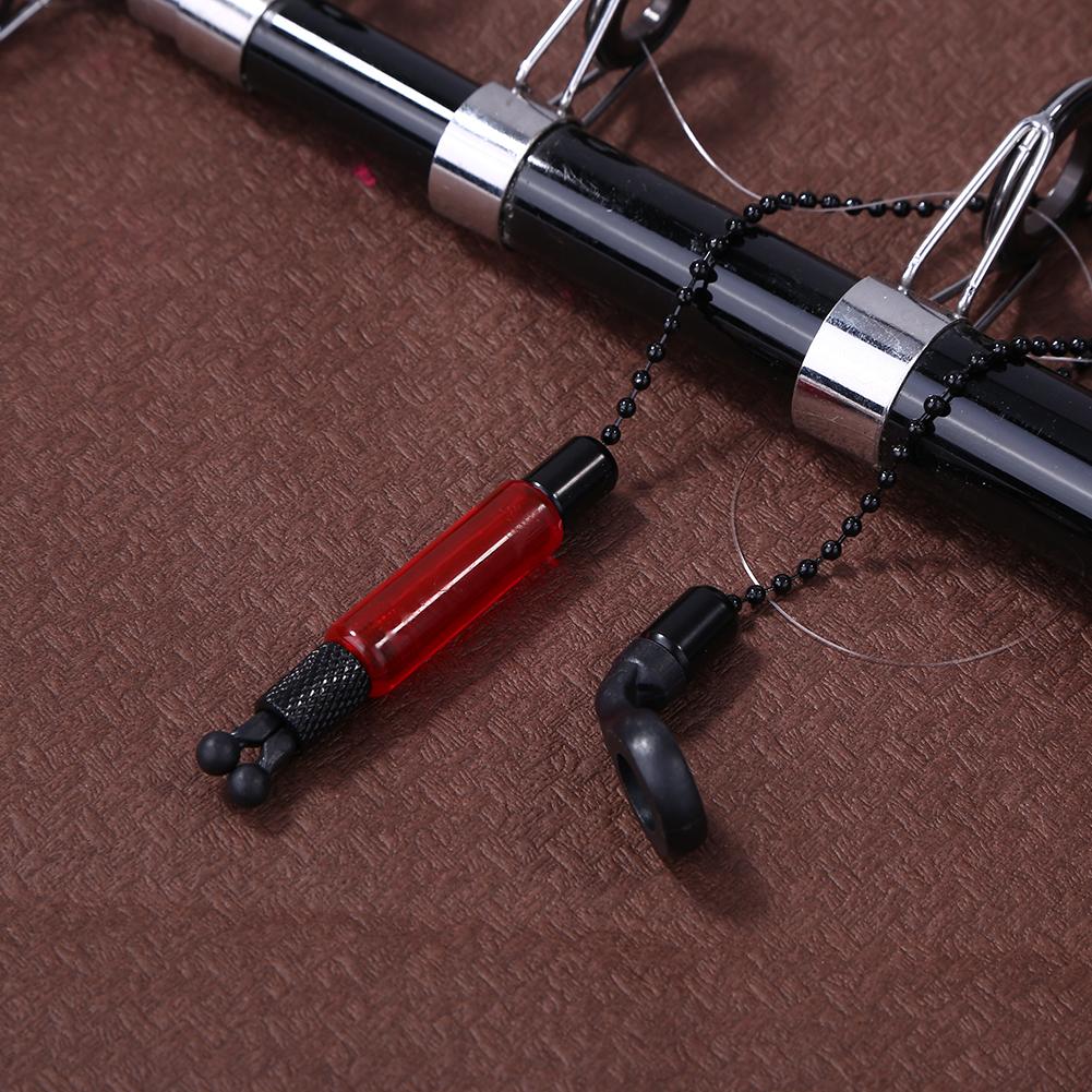 Bite Alarms Carp Fishing Hangers Bobbins Swingers Indicators Fishing Alarm Swinger Steel Chain 4 Color Bite Alarm Fishing Tools