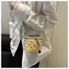 New Fashion Mini Quilted Box Bag for Women Diamond Stitch Faux Leather Chain Shoulder Crossbody Purse