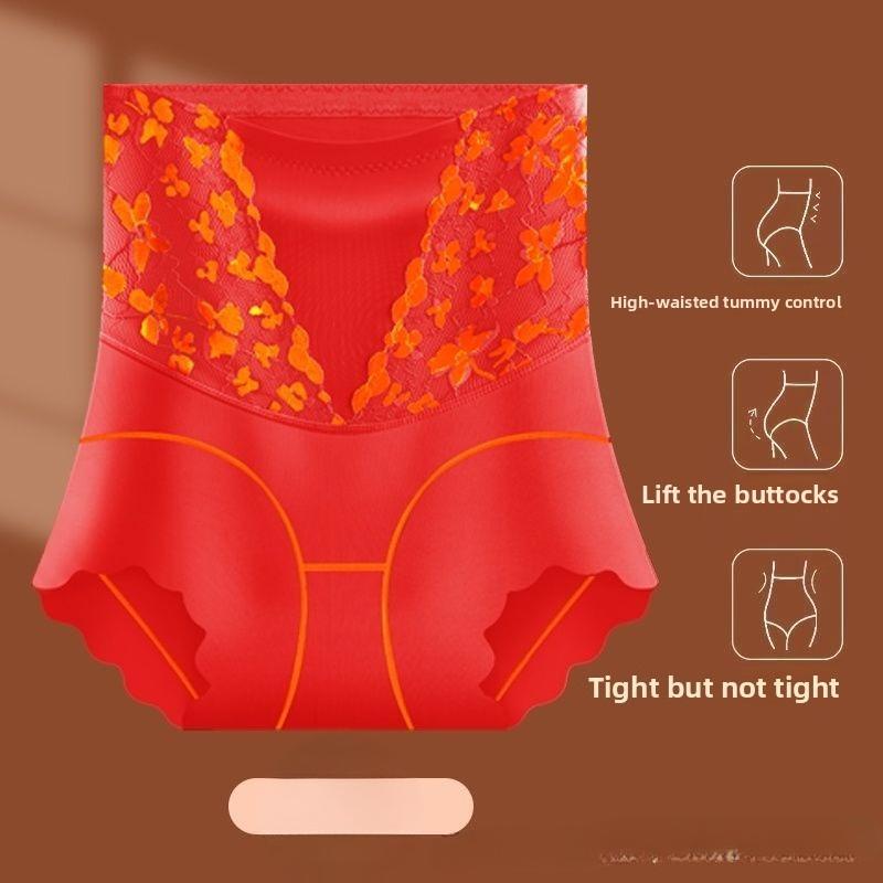 Large Women Spring and Summer Postpartum Shaping Waist Beauty Two in One Hip High Waist Abdominal Underwear