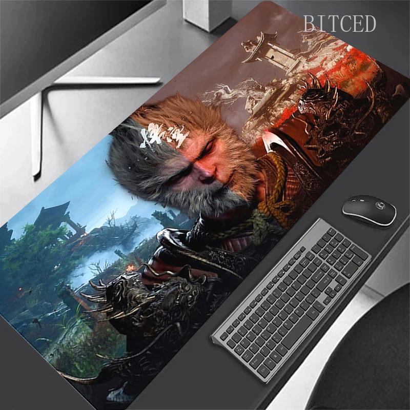 New Game Black Myth WuKong Game Mousepad Office Xxl Large Teclado Big Mouse Pad Computer Game Keyboard Rubber Anti-Slip Mice Mat