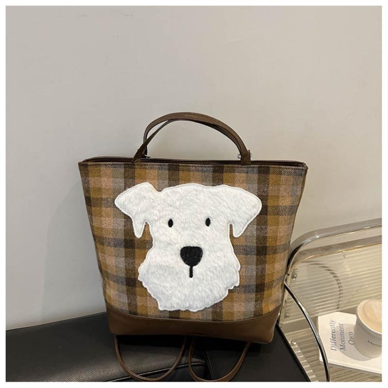 Women's Bag Tote Bag Women's Bag New Large-capacity High-end Plaid Tote Bag Shoulder Bag Double Shoulder