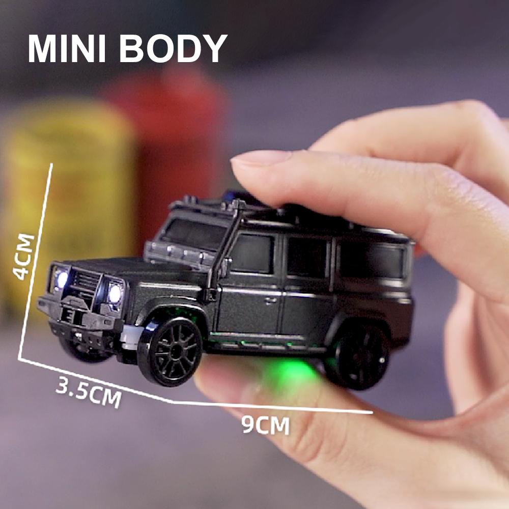 1/64 Full Scale RC Car Mini Tabletop Drift 2.4G Remote Control Racing Vehicle 4WD Off-road Drifting Car Model Toys for Children