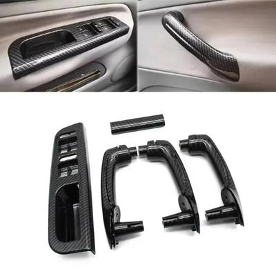 LHD Carbon Fiber Front Rear Left Right Door Handle Set Replacement for Bora Golf 4 MK4 Jetta 1999-2004 New